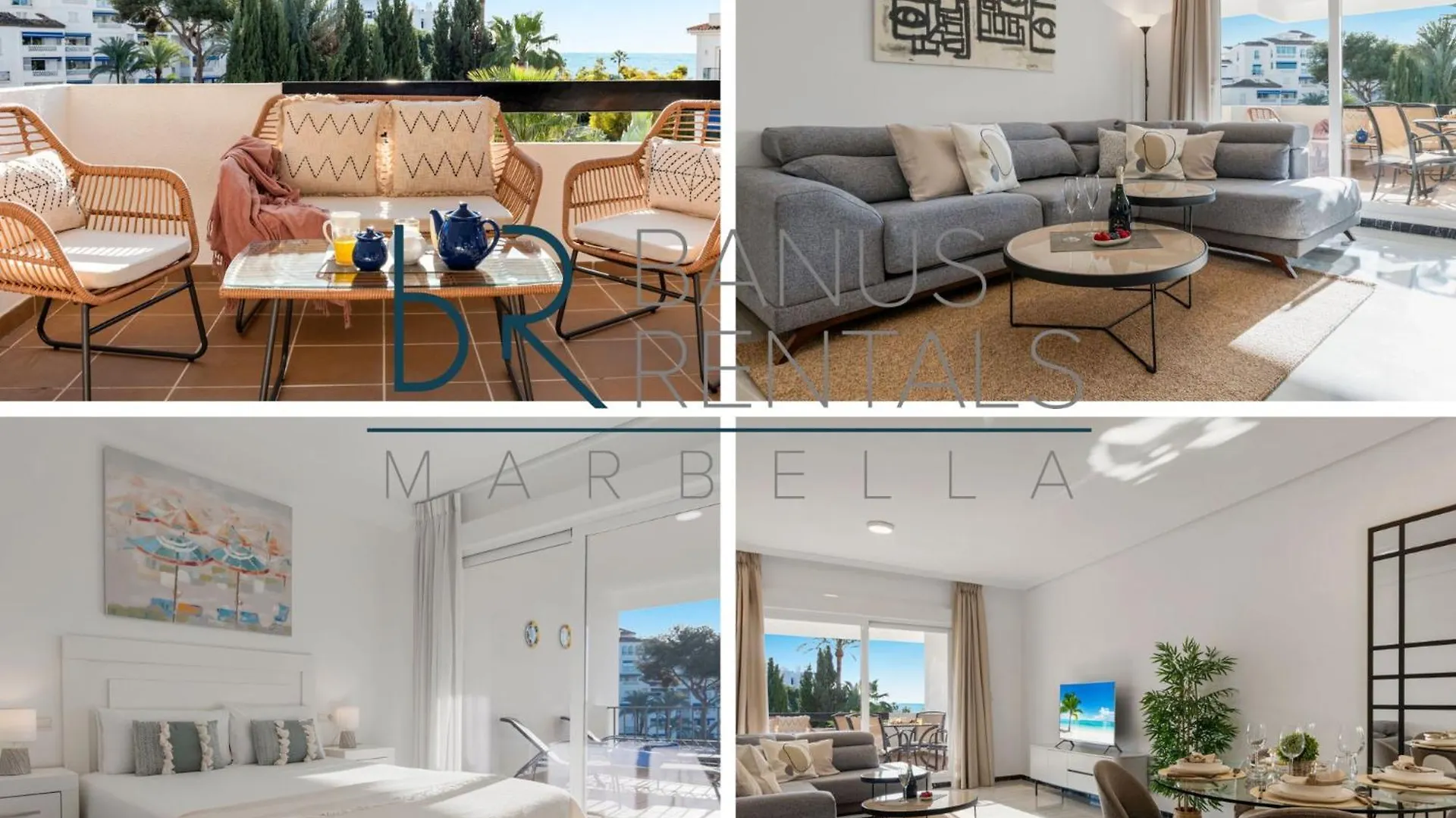 Banus Rentals Luminoso Apartamento Con Vistas Al Mar Марбелья
